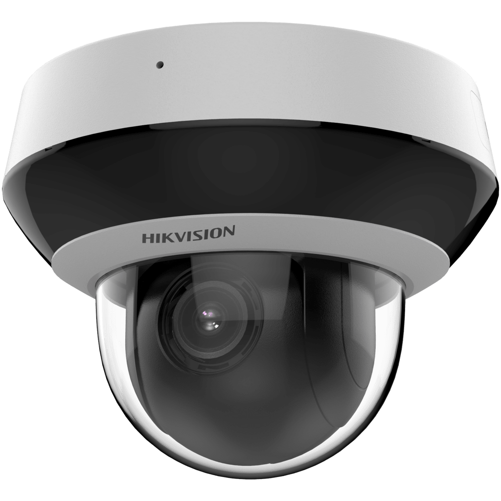 Mini Domo PTZ IP 2 Megapixel / 4X Zoom / H.265+ / 20 mts IR EXIR / WDR / PoE / IK10 / Exterior IP66 / Ultra Baja Iluminación / Micrófono Integrado / PoE / microSD