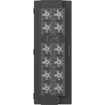 Enfriador de Puerta Trasera para Rack 42U / 800W Agua Refrigerada / 12 Ventiladores DC Hot-Swap / Ethernet SNMP Modbus / Hoffman RackChiller RDHX PRO