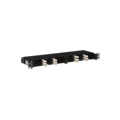 Panel de Distribución de Fibra Óptica, Acepta 18 Cassettes HD Flex en 4 Espacios, Hasta 144 Fibras, 1 UR