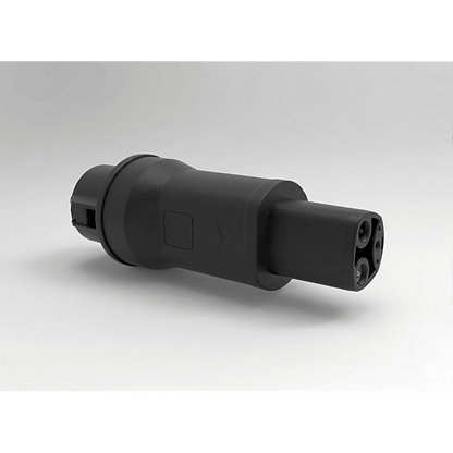 Adaptador de Conector EV / Entrada Tipo 1 (SAE J1772) / Salida NACS / 7 kW / 32 A / 220 V AC / Monofásico / Uso Interior y Exterior