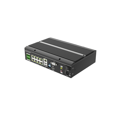 Terminal de Control de Entrada / Gestión en Cascada hasta 4 Carriles / Adaptabilidad de -10~50° / 8 puertos POE / Acceso Remoto y Control Local / SDK Estándar / Almacenamiento  4T HDD + 128GB SSD
