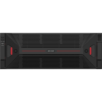 NVR 32 Megapixel (8K) / 256 canales IP / 30 Bahías de Disco Duro (600 TB) / 4 Puertos de Red / Soporta RAID con Hot Swap / ACUSENSE / ANPR
