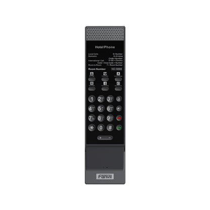 Teléfono IP Inalámbrico para Hotelería con Wi-Fi 6 Doble Banda, 6 Teclas DSS,Material Antibacterial