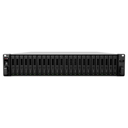 Unidad de Expansión FX2421 para Synology FlashStation | 24 Receptáculos de Unidad 2.5" | Compatible con SSD SATA SAT5200 | Diseño de Alta Fiabilidad | Fuentes de Alimentación Redundantes.
