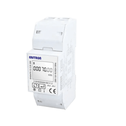 Medidor de Energía Monofásico / Riel DIN / 100A Directo / Clase 1-0.5s / MID Certificado / LoRaWAN Integrado / Bi-direccional
