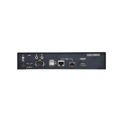 Extensor KVM sobre IP 4K HDMI | 3840x2160 @ 60Hz | Transmisión USB 2.0 | SFP Fiber 1Gbps | PoE IEEE 802.3at | AES 128-bit | Gestión Matrix CCKM