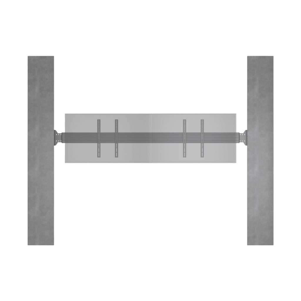 Sistema de Montaje en Pared / Rieles 2000 mm (78.7 in) / Estructura Modular / Soporte Ajustable / Incluye Herramientas y Tornillería Completa