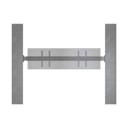 Sistema de Montaje en Pared / Rieles 2000 mm (78.7 in) / Estructura Modular / Soporte Ajustable / Incluye Herramientas y Tornillería Completa