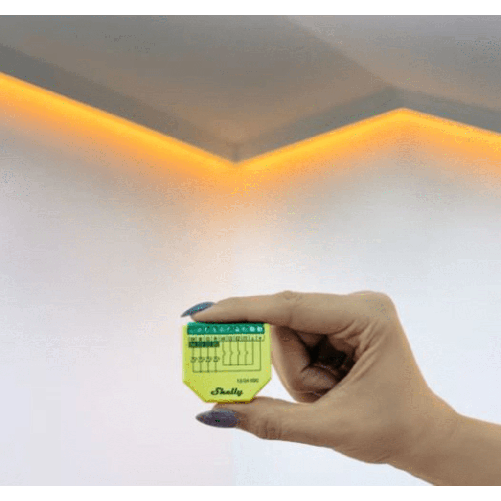 Controlador inteligente inalámbrico WIFI para tiras LED RGB, RGBW/ Nube P2P / Medición de consumo/ Soporta Google y Alexa / 12A