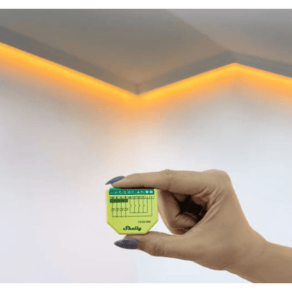 Controlador inteligente inalámbrico WIFI para tiras LED RGB, RGBW/ Nube P2P / Medición de consumo/ Soporta Google y Alexa / 12A
