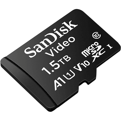 Memoria microSD SanDisk 1.5TB (1500 GB) / Alta Resistencia / Videovigilancia / Clase 10