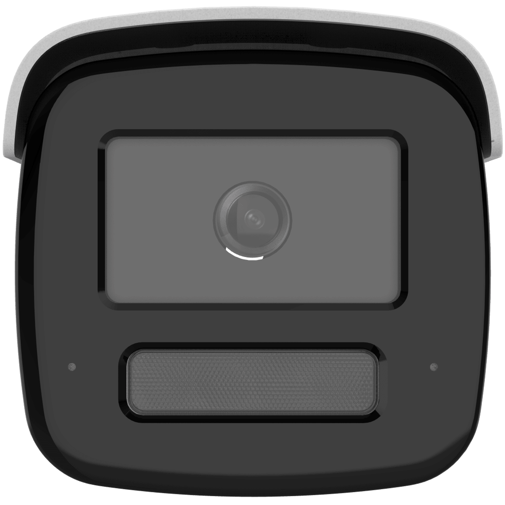 [ PROTECCIÓN ACTIVA ] Bala IP 4 Megapixel / Lente 4 mm / 60 mts IR / Exterior IP67 / Micrófono y Bocina Integrado (Audio de Dos Vías) / DARKFIGHTER / PoE+ / Luz Estroboscopica / ONVIF / Micro SD / 4 Analíticos