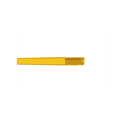 Canaleta FiberRunner™ 12X4, de PVC Rígido, Color Amarillo, 3 m. de Largo
