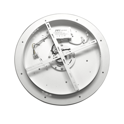 Ventilador de Techo con Luminario LED de 110 V CA 50/60 Hz /  88 W / 3 Tonos de Luz (6500 - 4 000 - 2 700 K) / Con giro 360° / Diámetro 495 mm / 6 Velocidades / Dimeable.