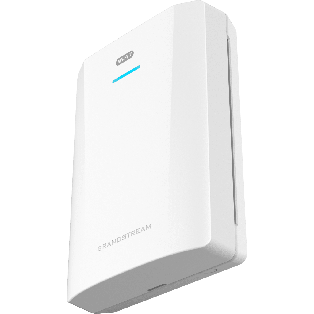Punto de Acceso Wi-Fi 7 para Pared / GWN7670WM / MIMO 2x2:2 DL-UL OFDMA / Modulación 4096 QAM / 2.5G Ethernet PoE+ / Hasta 256 Clientes / QoS Avanzado / Cobertura 175 mts / Gestión Integrada y en la Nube