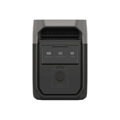 Estación de Energía Portátil Delta 3 1024Wh Litio LFP / 6 AC 1800 W (Max. 2200W) / 2 USB-C 100W / Capacidad para Aumentar Respaldo / Cargador de Coche 10A a 12.6V / Conectividad WiFi y Bluetooth (App) / Carga Solar 500W Max.