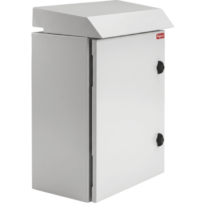 Gabinete Rack 12 UR ProTek Tipo 3R Exterior con Ventiladores y Termostato / 61.2 cm x 60 cm x 61 cm (24.09 in x 23.6 in x 24 in) / Acero Gris RAL 7035 / Protección IP32 IK10