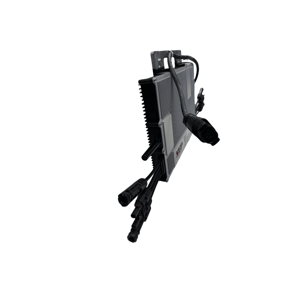 Microinversor 2.25 Kw, 220 Vca, IP67, WIFI Incuido, Soporta Oversizing a 4 Módulos de Hasta 750 W, Incluye Conector Troncal