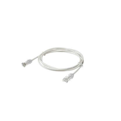 Cable de Parcheo TX6, UTP Cat6, Diámetro Reducido (28AWG), Color Blanco Mate, 4.57 Metros (15 Pies)