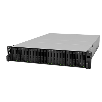 Servidor All-Flash Synology FlashStation FS6400 | 24 Bahías SAS-SATA | Dual Intel Xeon Silver 4110 | 32GB DDR4 ECC RDIMM | 10GbE | Escalable hasta 72 Unidades.