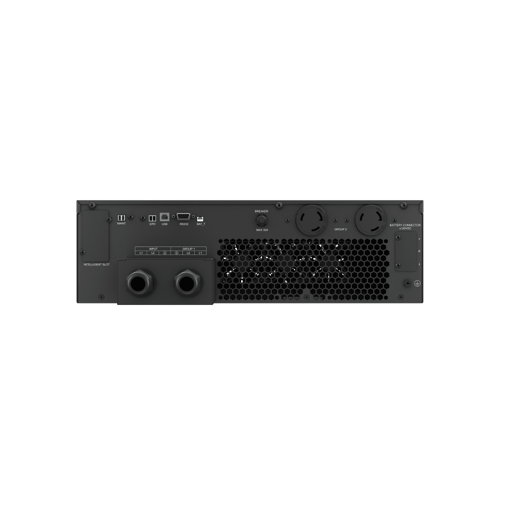 UPS SmartZone de 10000 VA/10000 W, Online Doble Conversión, Entrada 208/240 Vca Con Terminal L1+L2+G, Onda Senoidal Pura, 6 UR, Con 2 Tomas NEMA L6-30R y Terminal L1+L2+G