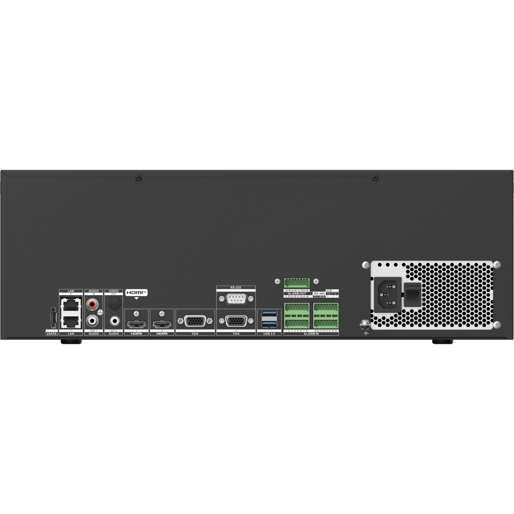 [AcuSeek] NVR 32 Megapixel (4K) / 64 Canales IP / AcuSense / ANPR / Conteo de Personas / Heat Map / 16 Bahías de Disco Duro / 2 Tarjetas de Red / Soporta RAID con Hot Swap / 2 HDMI en 8K / Soporta POS / Alarmas I/O / ACU