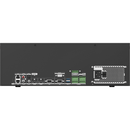 [AcuSeek] NVR 32 Megapixel (4K) / 64 Canales IP / AcuSense / ANPR / Conteo de Personas / Heat Map / 16 Bahías de Disco Duro / 2 Tarjetas de Red / Soporta RAID con Hot Swap / 2 HDMI en 8K / Soporta POS / Alarmas I/O / ACU