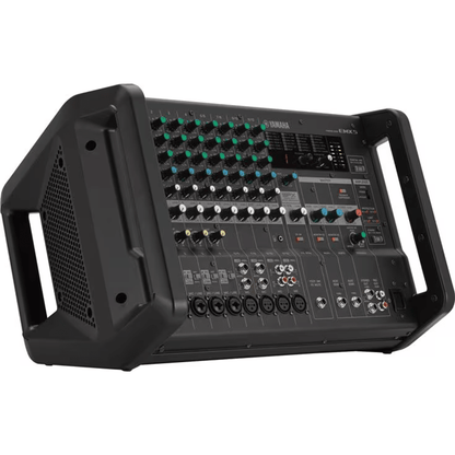 Mezcladora de Audio Amplificada | 12 Canales | Amplificador de Alta Eficiencia 2x630W | Efectos Integrados | 4/8 Ohms