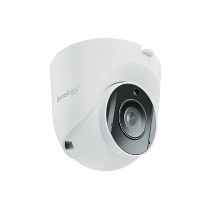 Cámara de Vigilancia TC500 | 5 Megapíxeles (2880x1620) | Lente 2.8 mm (110° H) | Visión Nocturna 30 mts | IP67 | IA para Detección de Personas y Vehículos | Compatible con Surveillance Station | Almacenamiento en mic