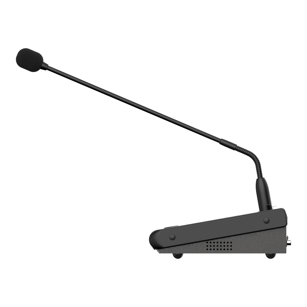 Micrófono IP SIP / Frecuencia 100Hz~6kHz / PoE IEEE 802.3 af / 10/100 Base-T / Protocolos SIP, HTTP, HTTPS / Seguridad SHA-2 / Certificaciones EMC y Safety