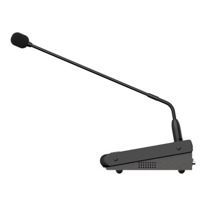 Micrófono IP SIP / Frecuencia 100Hz~6kHz / PoE IEEE 802.3 af / 10/100 Base-T / Protocolos SIP, HTTP, HTTPS / Seguridad SHA-2 / Certificaciones EMC y Safety