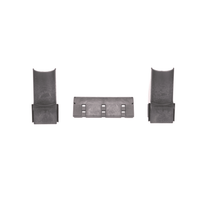 Kit de Bajada de Cables Para Charola Tipo Escalerilla, Con Control de Radio de Curvatura, Fabricado en Nylon 6.6, Color Negro