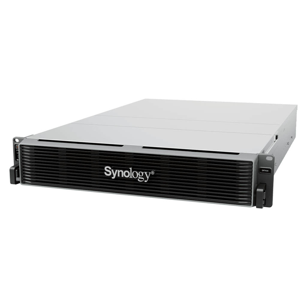 Dispositivo de Protección de Datos Synology ActiveProtect DP7400 | 2U Rack | AMD EPYC 7272 | 64 GB RAM | 10 HDD 20 TB RAID 6 | 2 SSD 3840 GB RAID 1 | 10 GbE | Protección Ransomware | Inmutabilidad WORM | Gestión Centralizada.