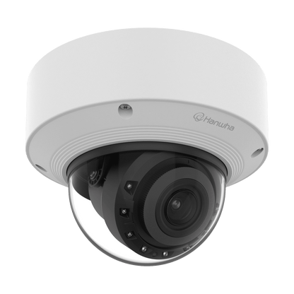 Cámara Domo 4K con IA, Antivandalica / Lente Motorizado de 4.4 a 9.3mm / P-Iris, WDR 120dB / Ranura SD / Conteo de personas y Vehiculos