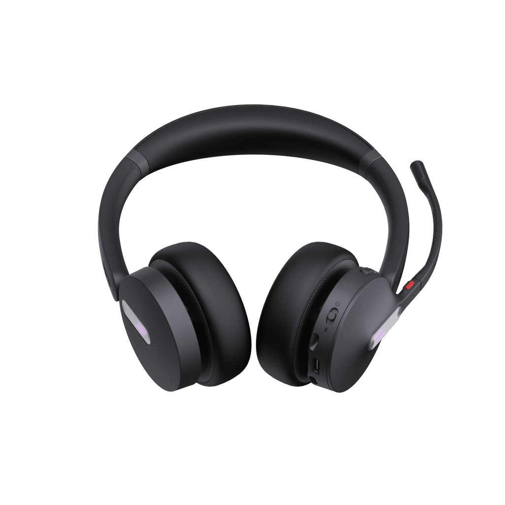 Diadema Inalámbrica WH64 Dual Teams con Micrófono Dual y Acoustic Shield 2.0 para Llamadas Claras en Entornos Ruidosos