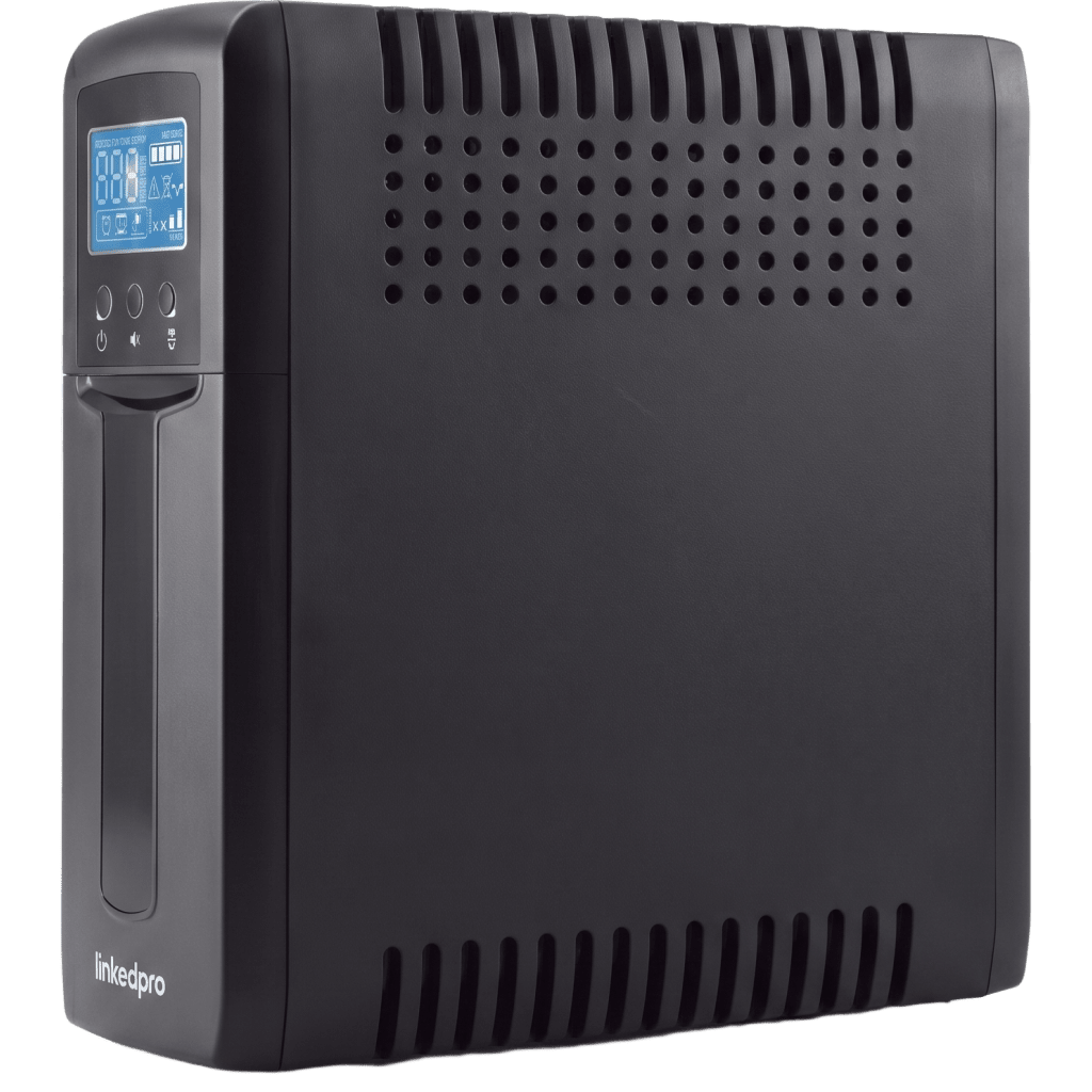 UPS de 850 VA/510 W, Topología Línea Interactiva, Entrada 120 Vca NEMA 5-15P, Tipo Mini Torre, Con 9 Tomas NEMA 5-15R