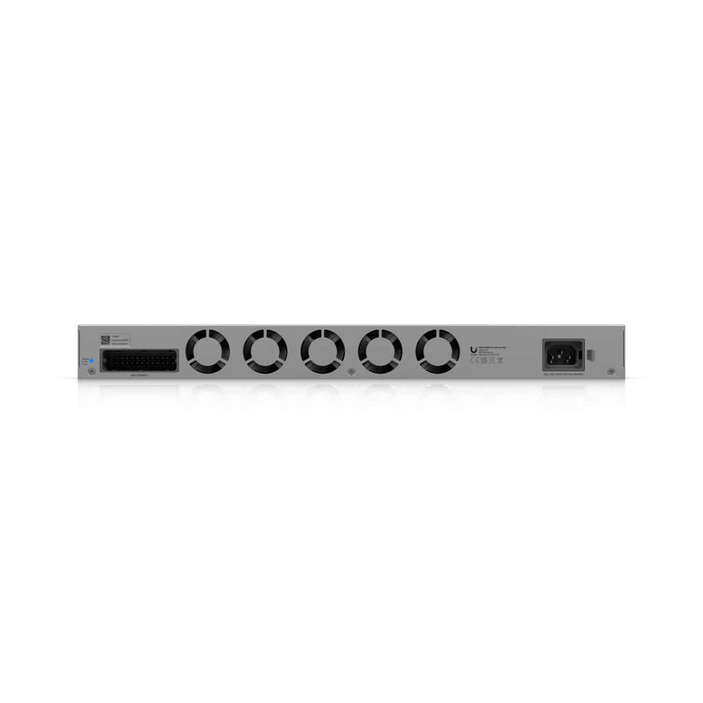 UniFi Switch USW-Pro-XG-24-PoE / Capa 3 / 24 puertos PoE+++ (16 × 10 GbE, 8 × 2,5 GbE) + 2 puertos SFP28 25 G / 720 W PoE total