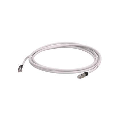 Patch Cord Cat6A, Blindado S/FTP, CM/LS0H, 2.5 Metros (8.20 Pies), Color Gris