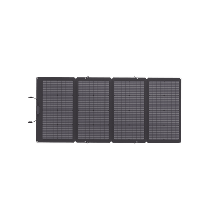 Módulo Solar Bifacial, Portátil y Flexible de 220W Recomendado para Estaciones Portátiles EFD330, EFD350 ó EFD500 / Ajuste de Ángulo / Carga Eficiente / Incluye Cable XT60 a MC4