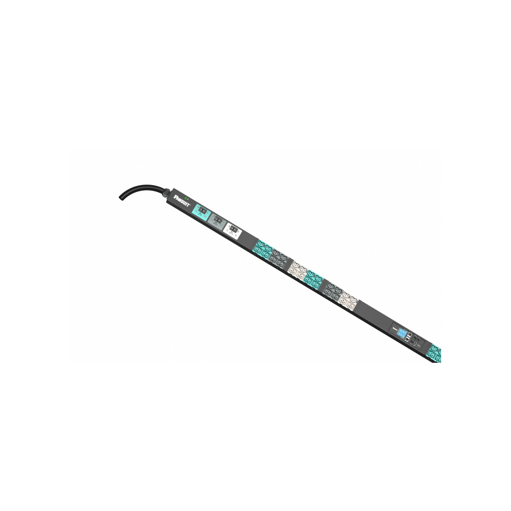 PDU Inteligente Monitoreable EL2P para Distribución de Energía, Enchufe de Entrada NEMA L21-30P, Con 24 Salidas C13/C15 y 24 C19/C15/C19/C21, de Instalación Vertical, 208 Vca, 30 Amp