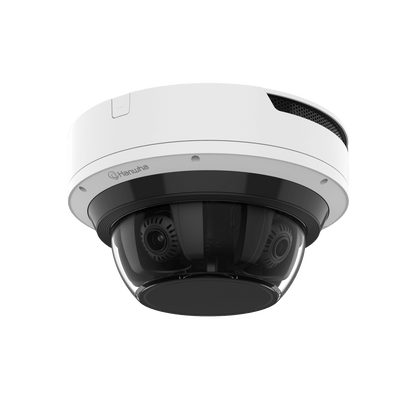 Camara Multi sensor 8MP x 4 CH con Inteligencia Artificial / Lente Motorizado de 3.3 a 5.7mm / WDR 120dB / Protección IP66 / IK10 / NEMA4X