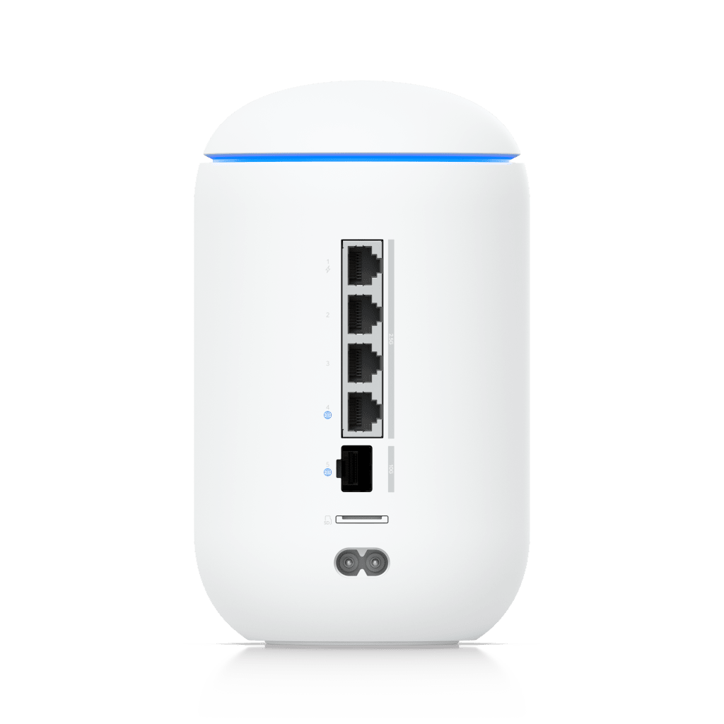 Dream Router 7 Cloud Gateway de 10G de Escritorio con WiFi 7 Integrado, Switch de 4 Puertos, Almacenamiento microSD y Compatibilidad Total con Full Stack UniFi