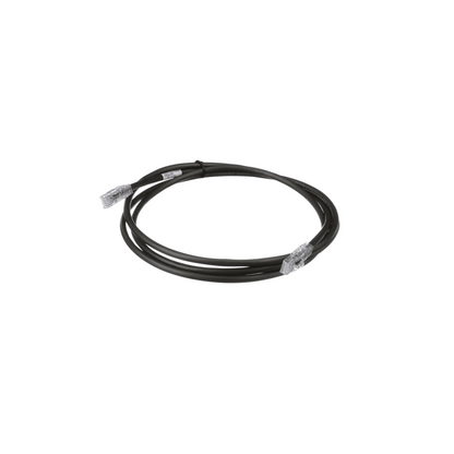 Cable de Parcheo UTP, Cat6A, 24 AWG, CM, Color Negro, 7.92 Metros (26 Pies)