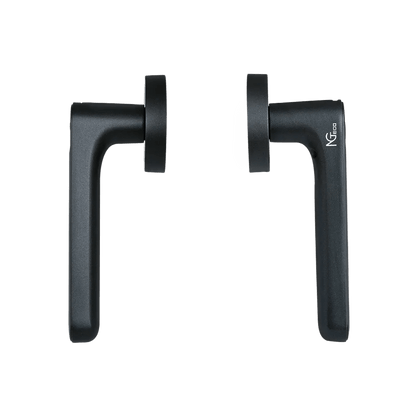 Cerradura de Palanca Inteligente / Entrada Sin Llave / Huella Dactilar + Código + Tarjeta / BLE 5.0 / App NGTeco Home / 100 Usuarios / Aleación de Aluminio Negro / Para Puertas 30-60 mm