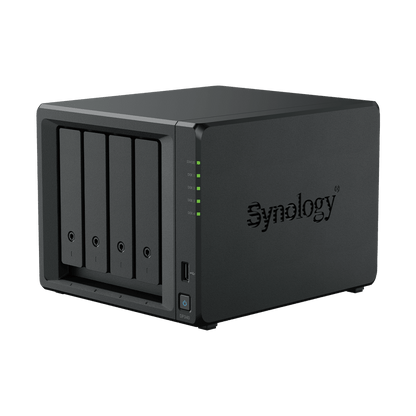 NAS Dispositivo de Protección de Datos Synology ActiveProtect DP340 | 14.5 TB de Capacidad de Copia de Seguridad | RAID 5 con 4 HDD de 8 TB | RAID 1 con 2 SSD de 400 GB | Puerto RJ-45 de 10 GbE | Protección contra Ransomware | Inmutabilidad