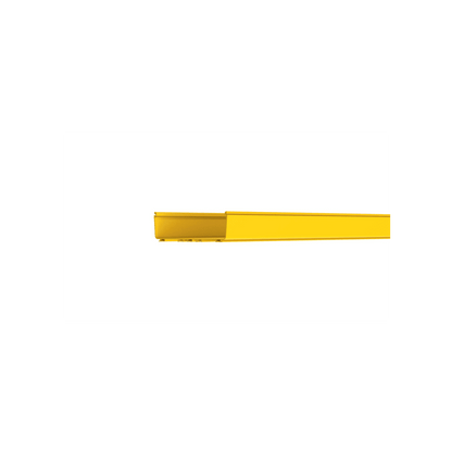 Canaleta FiberRunner™ 12X4, de PVC Rígido, Color Amarillo, 3 m. de Largo