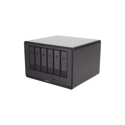 NAS UGREEN NASync DXP6800 Pro / Intel Core i5-1235U 10 Núcleos / 6 Bahías SATA + 2 M.2 NVMe / 2 Puertos Thunderbolt 4 / 2 Puertos 10GbE / 8K HDMI / PCIe 4.0 x4 / DDR5 Hasta 64GB / Compatibilidad Multiplataforma