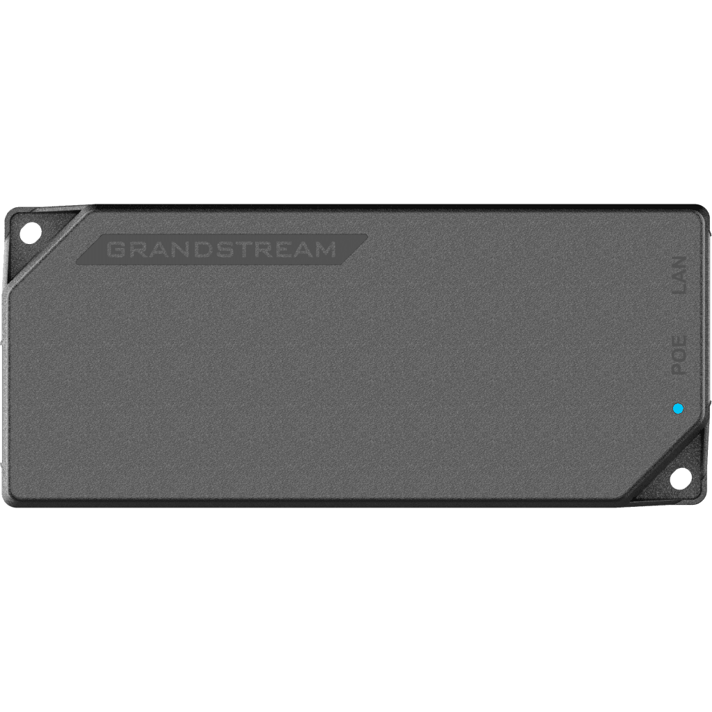 PoE Injector Grandstream 60W MultiGigabit / Compatible con IEEE 802.3af/at/bt / 1x 2.5Gbps RJ45 LAN IN / 1x 2.5Gbps RJ45 LAN OUT con PoE 60W / 100~240VAC / 54VDC / Plug-and-Play / FCC, CE, RCM, IC