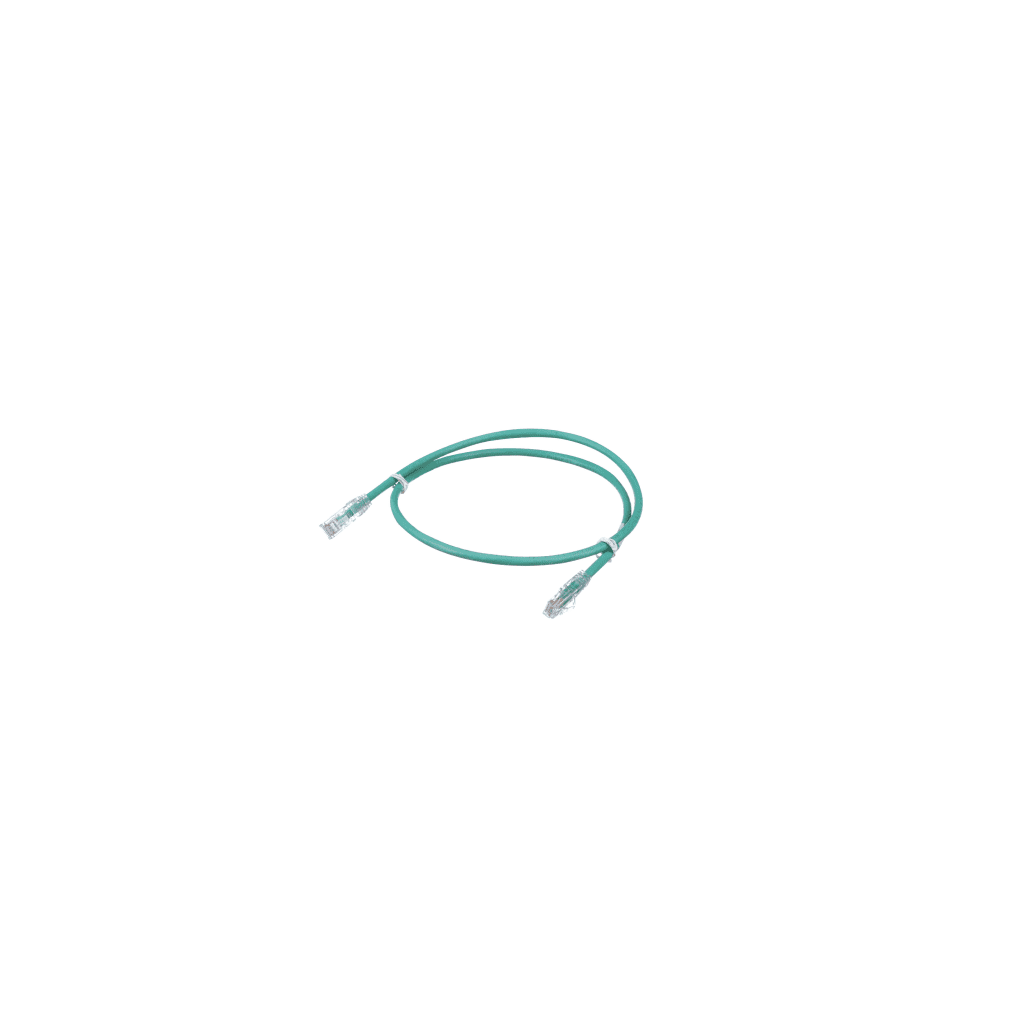 Cable de Parcheo TX6, UTP Cat6, 24 AWG, CM, Color Verde, 9.14 Metros (30 Pies)