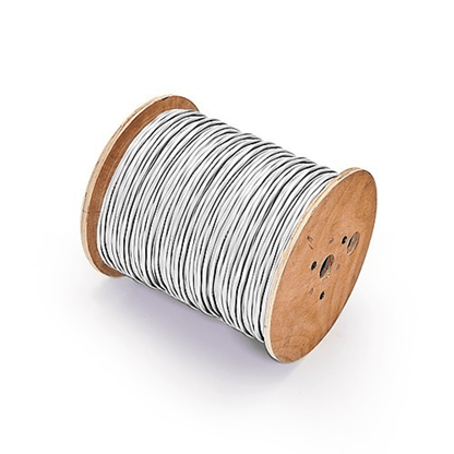 Carrete de 305 Metros (1000 Pies) / Cable de Cobre / 10 x 18 AWG / Plenum / Color Blanco / Blindado / Para Aplicaciones de Alarmas de Intrusión / Control de Acceso / Automatización / Interfonos y Tv Porteros